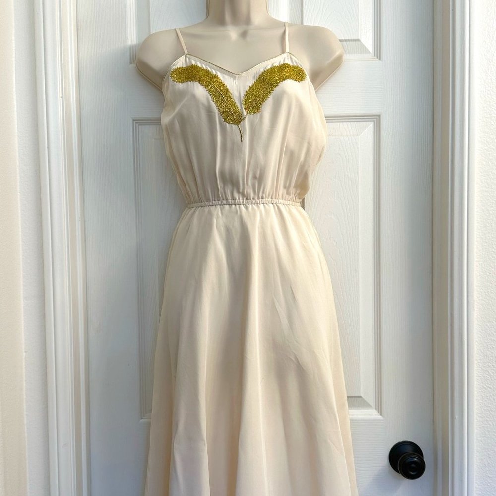 NWOT Beyond Vintage for Barneys COOP - Silk Fit & Flare Dress